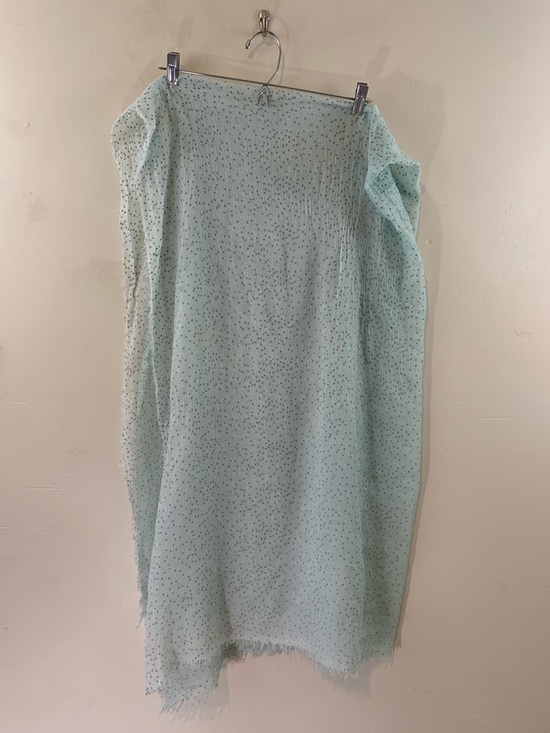 unknown Accessories - 3/$10💕 Light Mint Green Polka Dot Women's Large Wide Thin Scarf